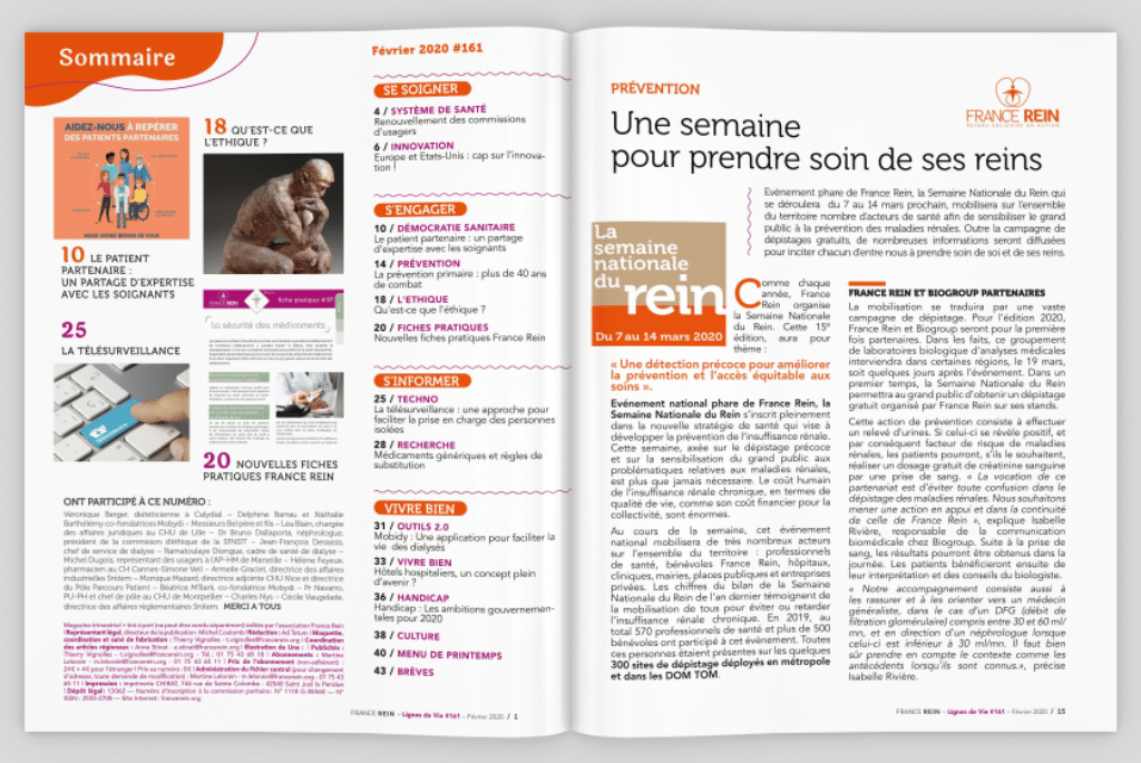 agence communication magazine sante