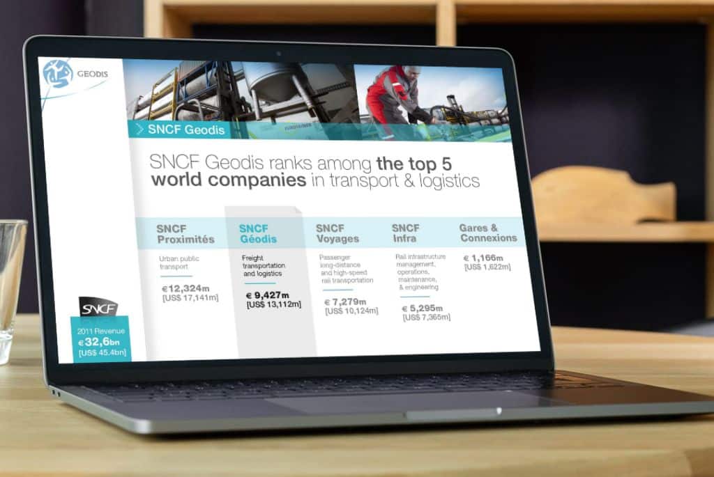 agence powerpoint geodis logistique